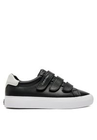 Calvin Klein Sneakersy Vulcanized Slip On Velcro Lth HW0HW01909 Czarny. Zapięcie: bez zapięcia. Kolor: czarny #1