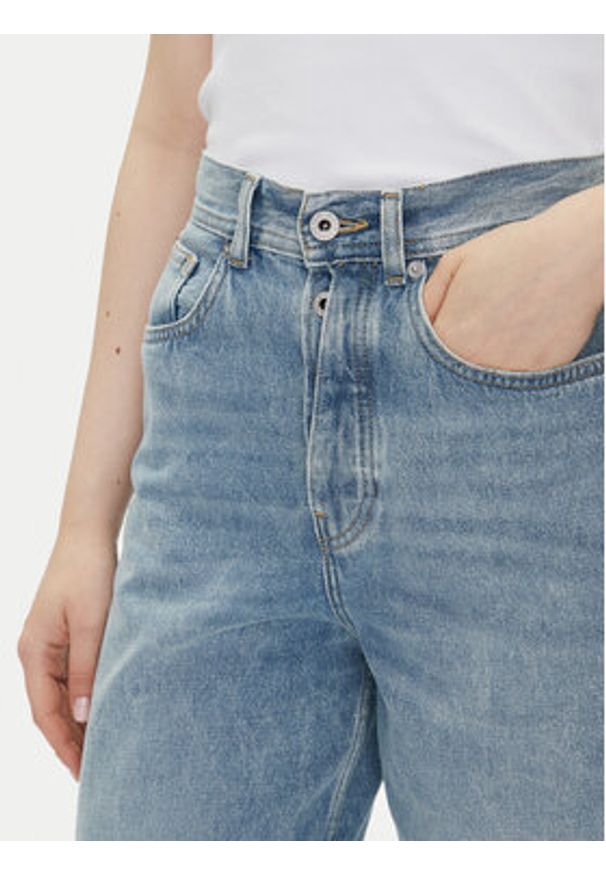 Pepe Jeans Jeansy PL204739 Niebieski Loose Fit. Kolor: niebieski