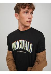 Jack & Jones - Jack&Jones T-Shirt Euphori 12232256 Czarny Standard Fit. Kolor: czarny. Materiał: bawełna #6