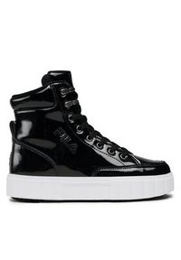 Fila Sneakersy Sandblast High Kids FFK0081.80010 Czarny. Kolor: czarny. Materiał: skóra