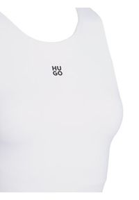 Hugo - HUGO Body Dasiel 50545196 Biały Slim Fit. Kolor: biały. Materiał: syntetyk #4