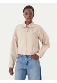 Tommy Jeans Kurtka przejściowa DW0DW20403 Beżowy Regular Fit. Kolor: beżowy. Materiał: bawełna #1