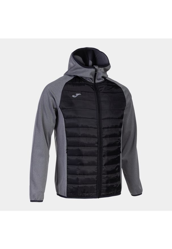 Joma - Bluza dresowa sportowa męska Berna III Softshell Hoodie. Kolor: czarny, szary, wielokolorowy. Materiał: poliester. Sport: piłka nożna