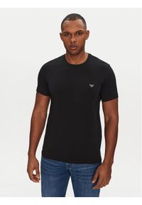 Emporio Armani Underwear Komplet 2 t-shirtów EM000391 AF10776 MC005 Czarny Regular Fit. Kolor: czarny. Materiał: bawełna