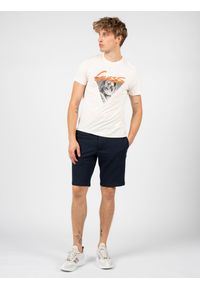 Guess T-Shirt | MBYI05R8G02 | Mężczyzna | Ecru, Kremowy. Kolor: kremowy. Materiał: bawełna. Wzór: nadruk #5