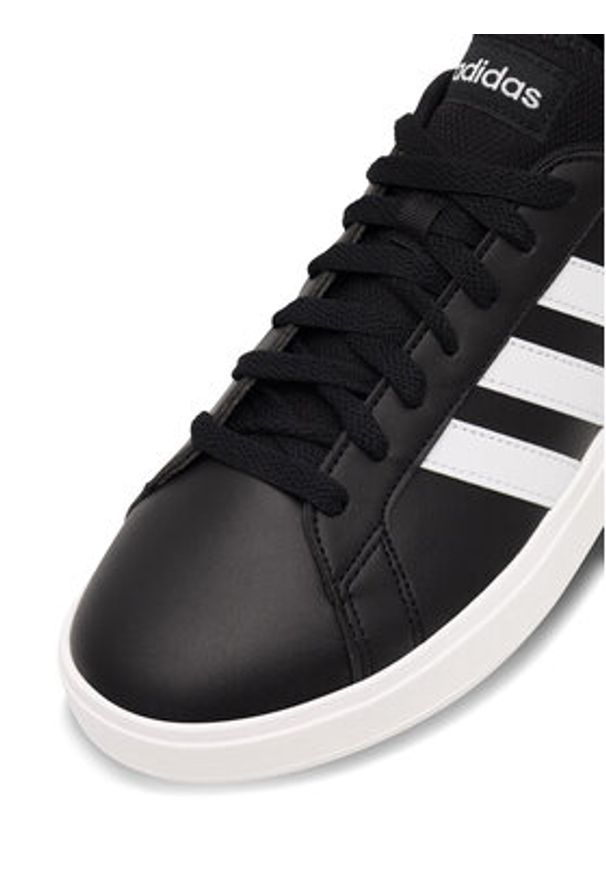 Adidas - adidas Sneakersy GRAND COURT BASE 2.0 GW9251 Czarny. Kolor: czarny. Materiał: materiał