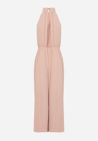 Born2be - Różowy Kombinezon o Taliowanym Kroju Bez Rękawów Rivassina. Kolor: różowy. Długość rękawa: bez rękawów. Długość: długie #7