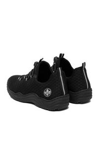 Rieker Sneakersy L0550-01 Czarny. Kolor: czarny. Materiał: materiał #5