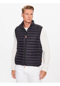 Save The Duck Kamizelka Adam D82410M GIGA01 Czarny Regular Fit. Kolor: czarny. Materiał: syntetyk #1