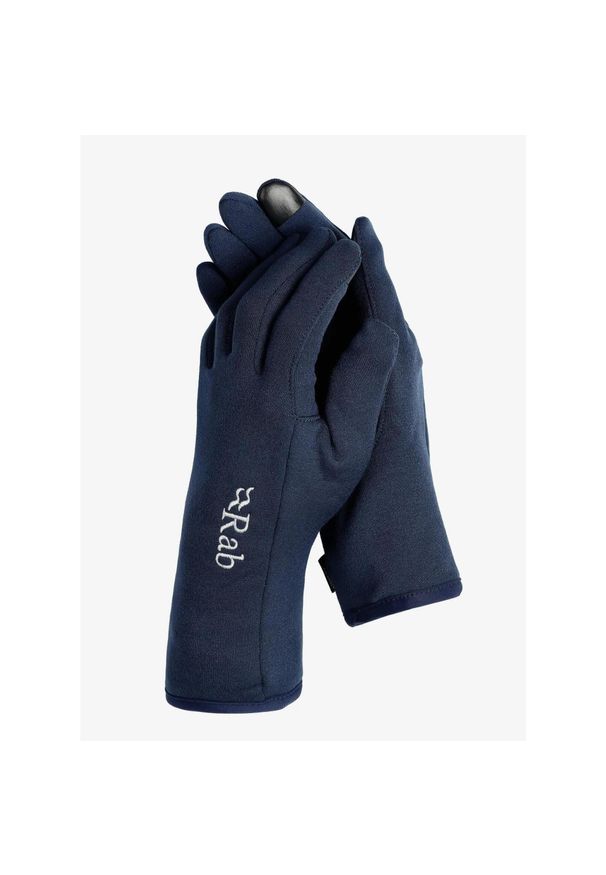 Rękawiczki Rab Power Stretch Contact Glove. Kolor: niebieski. Sezon: zima. Sport: narciarstwo