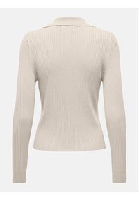 only - ONLY Sweter Minna 15309345 Beżowy Regular Fit. Kolor: beżowy. Materiał: syntetyk #6