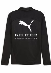 Puma - Męska bluza treningowa z zamkiem 1/4 Borussia Mönchengladbach PUMA Black. Kolor: czarny. Sport: fitness