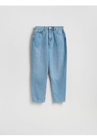 Reserved - Jeansy mom fit - niebieski. Kolor: niebieski #1