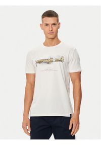 Aeronautica Militare T-Shirt 241TS2256J607 Biały Regular Fit. Kolor: biały. Materiał: bawełna