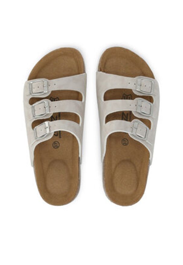 CRUZ Klapki Santa CR192185 Szary. Kolor: szary. Materiał: skóra