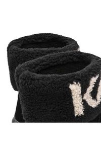 Karl Lagerfeld - KARL LAGERFELD Śniegowce KL44552 Czarny. Kolor: czarny. Materiał: zamsz, skóra #2