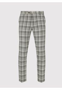 Pako Lorente - PAKO LORENTE – Spodnie garniturowe w kolorze beżowym w kratę. Kolor: beżowy. Styl: elegancki #4