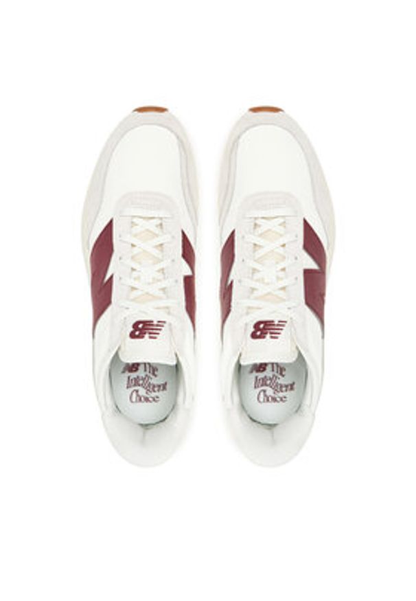 New Balance Sneakersy U370CB Beżowy. Kolor: beżowy. Materiał: skóra, zamsz