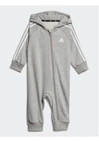 Adidas - adidas Kombinezon IJ8111 Szary Regular Fit. Kolor: szary. Materiał: bawełna #7