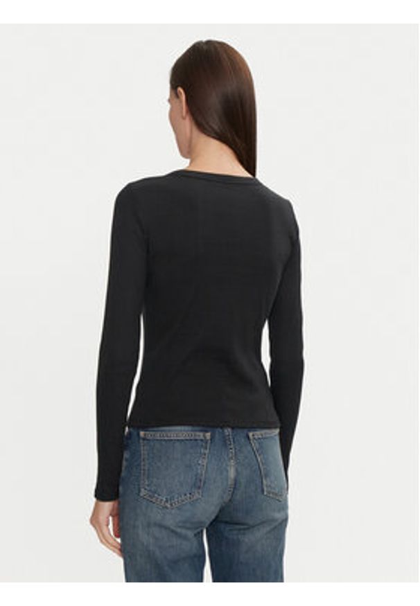 GAP - Gap Bluzka 542721-00 Czarny Slim Fit. Kolor: czarny. Materiał: bawełna