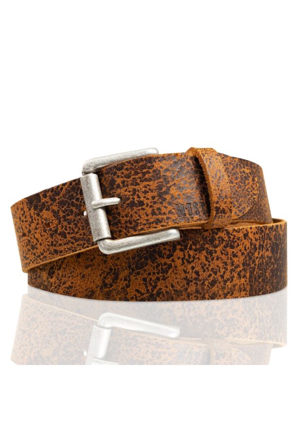 Mustang - MUSTANG PASEK SKÓRZANY MUS-M5046 0655 40mm Ledergürtel. Materiał: skóra