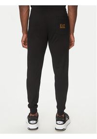 EA7 Emporio Armani Spodnie dresowe 7M000571 AF13512 MC004 Czarny Regular Fit. Kolor: czarny. Materiał: bawełna #3