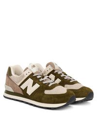 New Balance Sneakersy U574BWS M Zielony. Kolor: zielony. Materiał: zamsz, skóra. Model: New Balance 574 #5