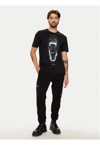Hugo T-Shirt Dayaking 50523979 Czarny Regular Fit. Kolor: czarny. Materiał: bawełna