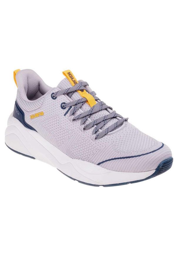 Iguana - Męskie Buty Sportowe Alame Recycled. Okazja: na spacer. Kolor: niebieski, szary, beżowy, wielokolorowy. Sport: turystyka piesza