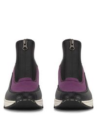 Rieker Botki N6352-30 Czarny. Kolor: czarny. Materiał: materiał #3