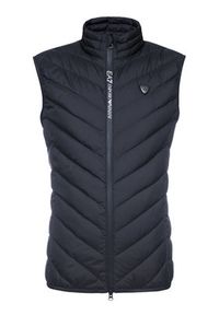 EA7 Emporio Armani Kamizelka 8NPQ03 PNE1Z 1578 Granatowy Regular Fit. Kolor: niebieski. Materiał: syntetyk