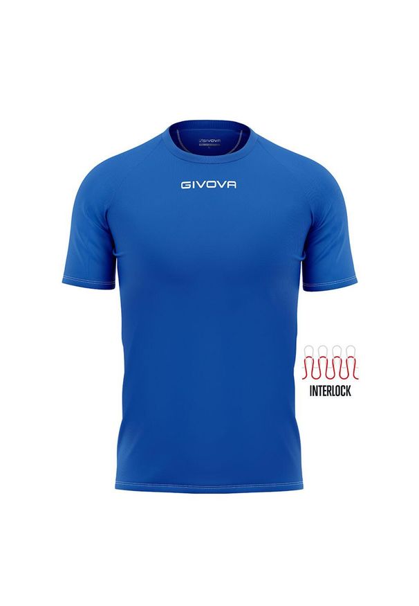 Koszulka piłkarska dla dzieci Givova Capo MC. Kolor: szary, niebieski, wielokolorowy. Sport: piłka nożna