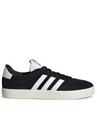 Adidas - Buty adidas VL Court 3.0 ID6279 - czarne. Kolor: czarny. Materiał: skóra, guma, zamsz. Szerokość cholewki: normalna. Wzór: aplikacja