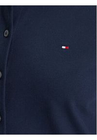 TOMMY HILFIGER - Tommy Hilfiger Koszula 1985 WW0WW43528 Granatowy Slim Fit. Kolor: niebieski. Materiał: bawełna #5