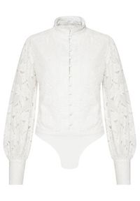 BARDOT - Bardot Body Remy 59730TB1 Biały Regular Fit. Kolor: biały. Materiał: bawełna #6