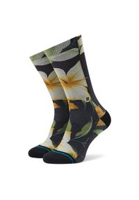 Stance Skarpety wysokie unisex Rivi Tropics A555C22RIV Czarny. Kolor: czarny. Materiał: materiał