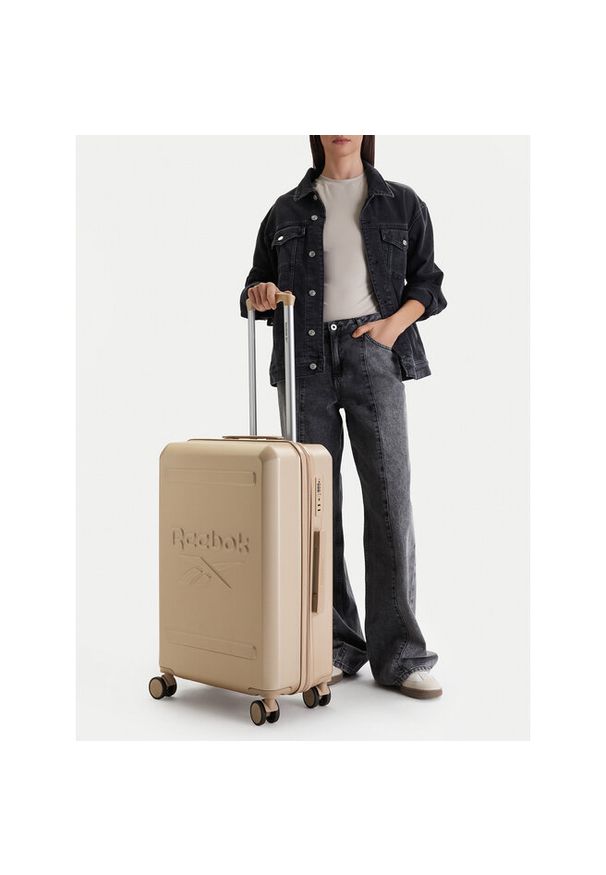 Walizka średnia Reebok. Kolor: złoty