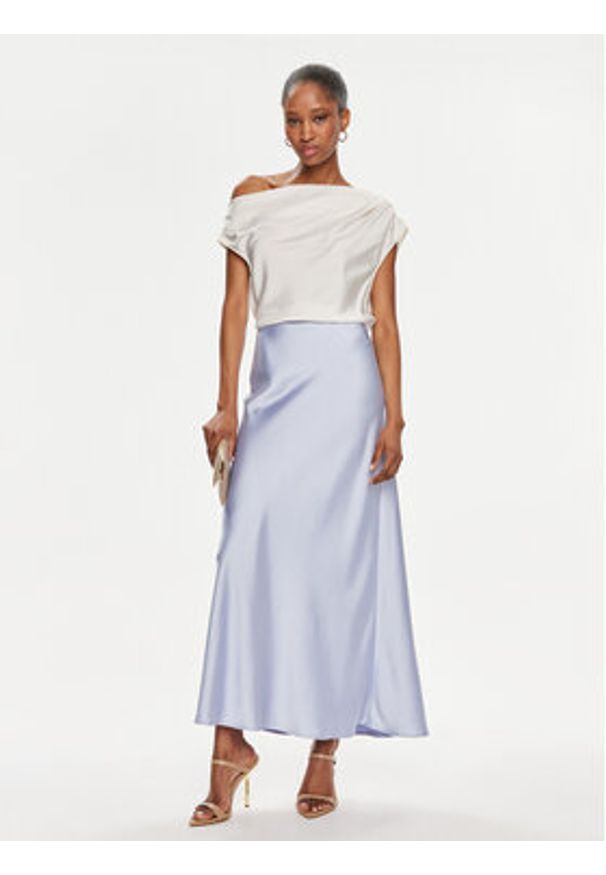 Imperial Spódnica maxi GHN4HBA Błękitny Regular Fit. Kolor: niebieski. Materiał: syntetyk