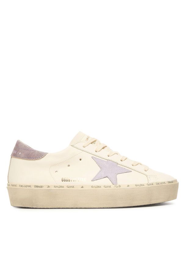 GOLDEN GOOSE - Golden Goose Sneakersy Hi Star Classic With List GWF00118.F007537.12280 Biały. Kolor: biały. Materiał: skóra
