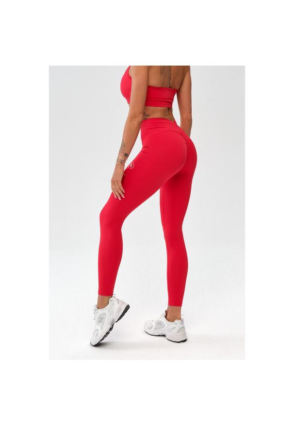 ROUGH RADICAL - Damskie legginsy sportowe fitness Rough Radical Zoya Push-up. Kolor: różowy. Sport: fitness