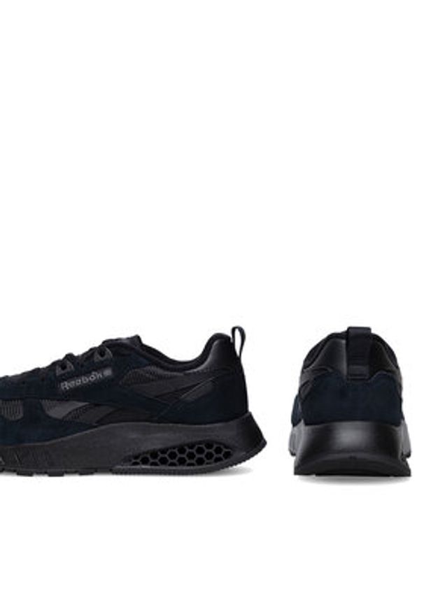 Reebok Sneakersy 100072415-W Czarny. Kolor: czarny. Materiał: zamsz, skóra