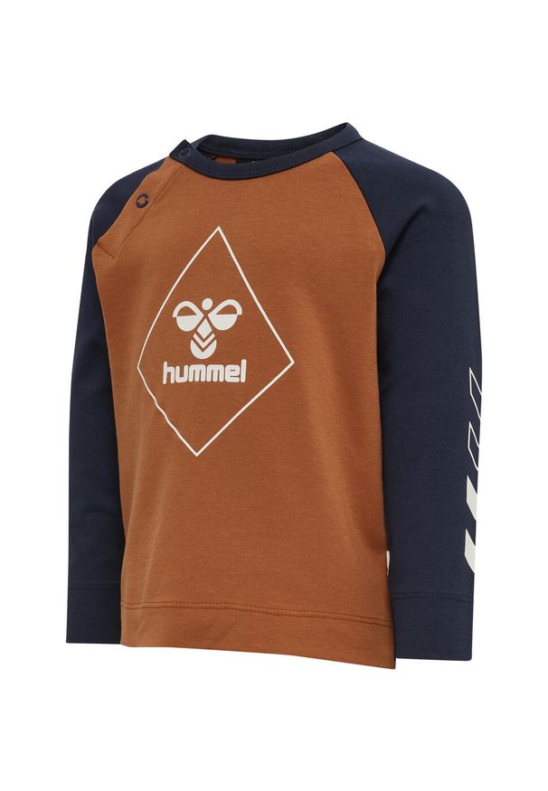 Koszulka z długim rękawem dla chłopca Hummel Ceasar. Kolor: brązowy. Długość rękawa: długi rękaw. Długość: długie