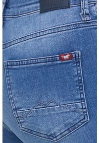 Mustang jeansy Mia Jeggings damskie high waist. Stan: podwyższony. Kolor: niebieski #3