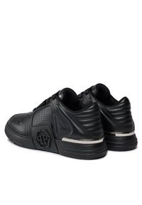 Philipp Plein - PHILIPP PLEIN Sneakersy Leather Lo-Top Sneakers AACS MSC3843 PLE075N Czarny. Kolor: czarny #3