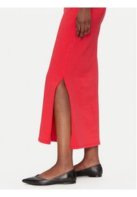 Bruuns Bazaar Sukienka codzienna Nathala BBW4560 Czerwony Regular Fit. Okazja: na co dzień. Kolor: czerwony. Materiał: bawełna. Typ sukienki: proste. Styl: casual #3