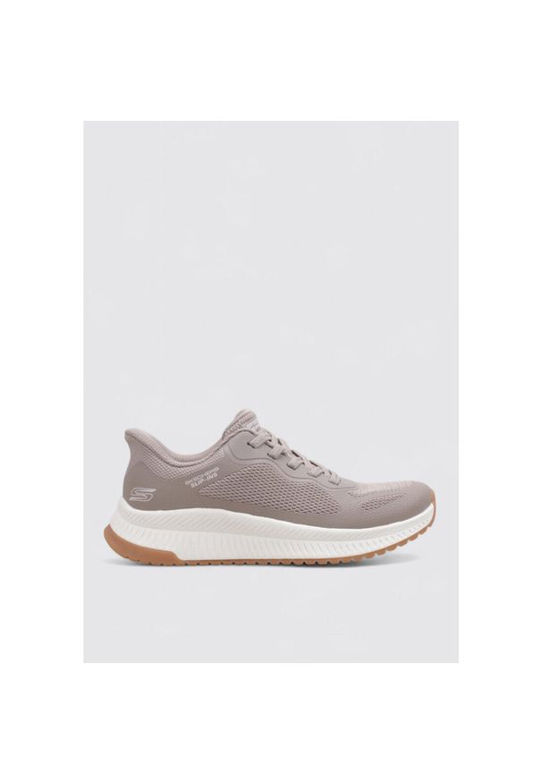 skechers - Buty SKECHERS BOBS SQUAD 4 STAPLE LOOK Beżowy. Kolor: beżowy. Materiał: syntetyk, tkanina
