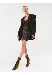 Versace Jeans Couture Marynarka 75HAQ700 Czarny Oversize. Kolor: czarny. Materiał: syntetyk #6