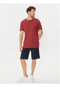 BOSS - Boss T-Shirt Tiburt 456 50511612 Czerwony Regular Fit. Kolor: czerwony. Materiał: len #5
