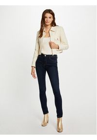 Morgan Marynarka 232-VZIP.F Beżowy Slim Fit. Kolor: beżowy. Materiał: bawełna