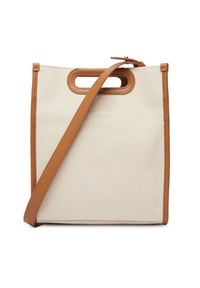 Lacoste Torebka Small Heritage Canvas Tote NF5232TD Beżowy jasny. Kolor: beżowy #3